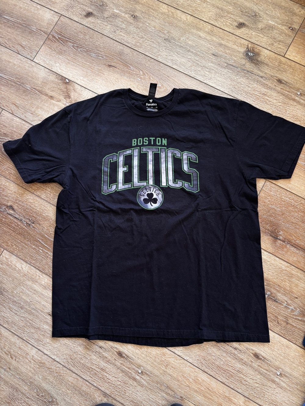 Fanatics NBA Boston Celtics Crew Neck T-Shirt Black Size X-Large Basketball XL